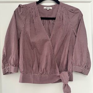 Madewell top with side tie